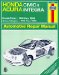 Haynes Manuals - Honda Civic, CR-V, and Acura Integra (94 - 01) Manual (42025) (42025, H1642025)