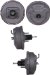 A1 Cardone 53-5101 Remanufactured Power Brake Booster (53-5101, 535101, A1535101)