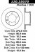 Centric Parts 120.35070 Premium Brake Rotor with E-Coating (CE12035070, 1203507, 12035070)