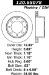 Centric Parts 120.65078 Premium Brake Rotor with E-Coating (CE12065078, 12065078)