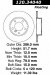 Centric Parts 120.34040 Premium Brake Rotor with E-Coating (CE12034040, 1203404, 12034040)