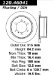 Centric Parts 120.46041 Premium Brake Rotor with E-Coating (12046, CE12046041, 12046041)