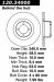 Centric Parts 120.34000 Premium Brake Rotor with E-Coating (12034000, 12034, CE12034000)