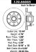 Centric Parts 120.66005 Premium Brake Rotor with E-Coating (CE12066005, 12066005)