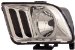 Anzo USA 121034 Ford Mustang Chrome With Halo Ccfl Headlight Assembly - (Sold in Pairs) (121034, A1R121034)