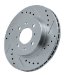 Power Stop JBR910XR Cross Drilled and Slotted Performance Brake Rotor - Right (JBR910XR, P15JBR910XR)