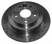 Raybestos Street Technology Series STS96121L Left-Rear Disc Brake Rotor Only-High Performance-DIH (Drum In Hat) Parking Brake (STS96121L)
