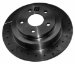 Raybestos Street Technology Series STS96121R Right-Rear Disc Brake Rotor Only-High Performance-DIH (Drum In Hat) Parking Brake (STS96121R)