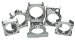 aFe 46-33001 Silver Bullet Throttle Body Spacer (4633001, 46-33001, A154633001)