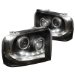 SPYDER Ford F250/350/450 Super Duty 05-07 Halo LED Projector Headlights - Black (PRO-YD-FS05-HL-BK)