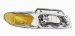 HEADLAMP-RIGHT 1999-96 CHRYSLER TOWN & COUNTRY, DODGE CARAVAN PLYMOUTH VOYAGER; W/O QUAD (20-3163-88)