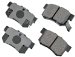 Akebono ACT536 ProACT Ultra-Premium Ceramic Brake Pad Set (AKACT536, ACT536)