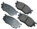 Akebono ACT755 ProACT Ultra-Premium Ceramic Brake Pad Set (ACT755, AKACT755)