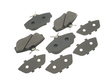 Akebono W0133-1615241 Brake Pad Set (W0133-1615241, AKE1615241, N1010-151386)