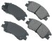 Akebono ACT349 ProACT Ultra-Premium Ceramic Brake Pad Set (ACT349, AKACT349)