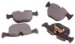 Beck Arnley  087-1610  Semi-Metallic Brake Pads (871610, 0871610, 087-1610)