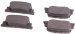 Beck Arnley  087-1670  Semi-Metallic Brake Pads (0871670, 871670, 087-1670)