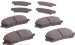 Beck Arnley  087-1658  Semi-Metallic Brake Pads (871658, 0871658, 087-1658)