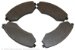 Beck Arnley  088-1364C  Axxis Ceramic Brake Pads (0881364C, 088-1364C)