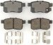 Bendix D1336 CQ Ceramic Rear Brake Pad Set (D1336, BFD1336)