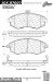Centric Parts 105.07000 Ceramic Brake Pad (10507, 10507000, CE10507000)