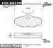 Centric Parts 104.06100 Posi-Quiet Metallic Brake Pad with Shim (CE10406100, 104061, 10406100)