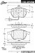 Centric Parts 100.08400 Original Equipment Formula Brake Pad (CE10008400, 100084, 10008400)