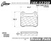 Centric Parts 105.03350 105 Series Posi Quiet Ceramic Brake Pad (10503350, 1050335, CE10503350)