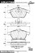Centric Parts 100.07360 Original Equipment Formula Brake Pad (1000736, CE10007360, 10007360)