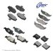 Centric Parts Premium Brake Pads w/ Shims 300.11080 (CE30011080, 30011080)