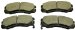 Monroe Ceramics Disc Brake Pad Set CX579 (TSCX579, CX579)