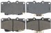 Raybestos SGD436AC Service Grade Disc Brake Pad Set (SGD436AC, SG-D436AC, R53SGD436AC)