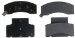 Raybestos SGD459M Service Grade Disc Brake Pad Set (SG-D459M, SGD459M, R53SGD459M)