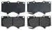 Raybestos SGD976M Service Grade Disc Brake Pad Set (SG-D976M, SGD976M, R53SGD976M)