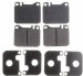 Raybestos PGD145AM Professional Grade Disc Brake Pad Set (PGD145AM, PG-D145AM, R53PGD145AM)