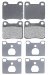 Raybestos SGD335M Service Grade Disc Brake Pad Set (SG-D335M, SGD335M)