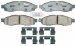 Raybestos ATD1015C Advanced Technology Disc Brake Pad Set (AT-D1015C, ATD1015C)