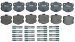 Raybestos ATD1185M Advanced Technology Disc Brake Pad Set (ATD1185M, AT-D1185M, R53ATD1185M)
