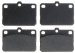 Raybestos SGD169 Service Grade Disc Brake Pad Set (SGD169, SG-D169)