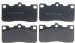 Raybestos SGD243 Service Grade Disc Brake Pad Set (SG-D243, SGD243)
