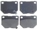 Raybestos SGD461M Service Grade Disc Brake Pad Set (SG-D461M, SGD461M)