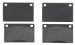 Raybestos PGD243 Professional Grade Disc Brake Pad Set (PG-D243, PGD243)