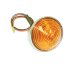 Omix-Ada 12405.01 Parking Light Assembly with Amber Lens (Snap Ring Kind) 12V For (1240501, O321240501)