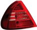 Anzo USA 321058 Mitsubishi Mirage Red/Clear LED Tail Light Assembly - (Sold in Pairs) (321058, A1R321058)