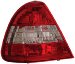 Anzo USA 221157 Mercedes-Benz Red/Clear Tail Light Assembly - (Sold in Pairs) (221157, A1R221157)