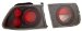 Anzo USA 221061 Honda Civic Carbon Tail Light Assembly - (Sold in Pairs) (221061, A1R221061)