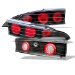 95-99 Mitsubishi Eclipse Euro Tail Lights - JDM Black (ALT-YD-ME95-BK, ALTYDME95BK)