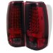 SPYDER Chevy Silverado 1500/2500/3500 99-02 / GMC Sierra 1500/2500/3500 99-02 LED Tail Lights - Red Smoke/1 pair (ALTYDCS99LEDRS, ALT-YD-CS99-LED-RS)