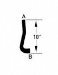Dayco 71423 Curved Radiator Hose (DY71423, D3571423, 71423)