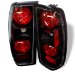 98-00 Nissan Frontier Euro Tail Lights - JDM Black (ALTYDNF98BK, ALT-YD-NF98-BK)